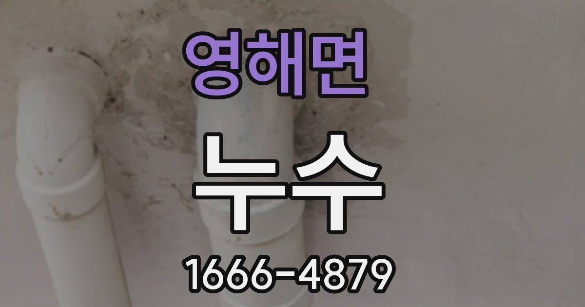 영해면 누수