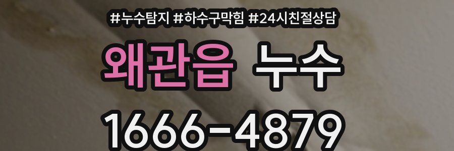 왜관읍 누수