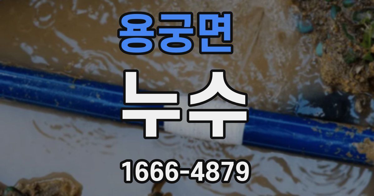 용궁면 누수