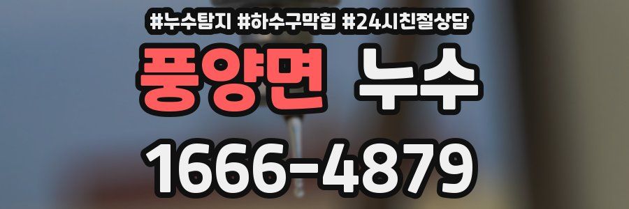 풍양면 누수
