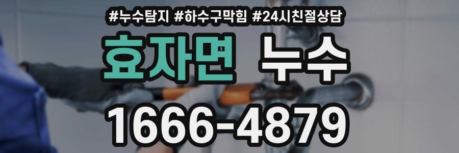 효자면 누수