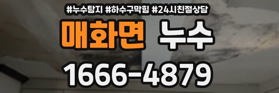매화면 누수