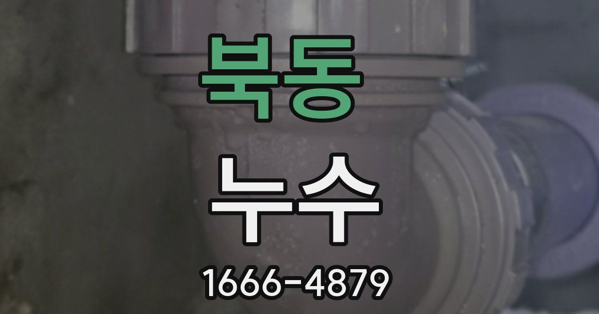 북동 누수