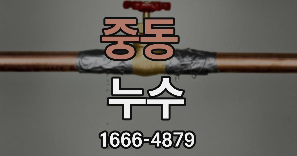 중동 누수