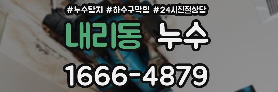 내리동 누수