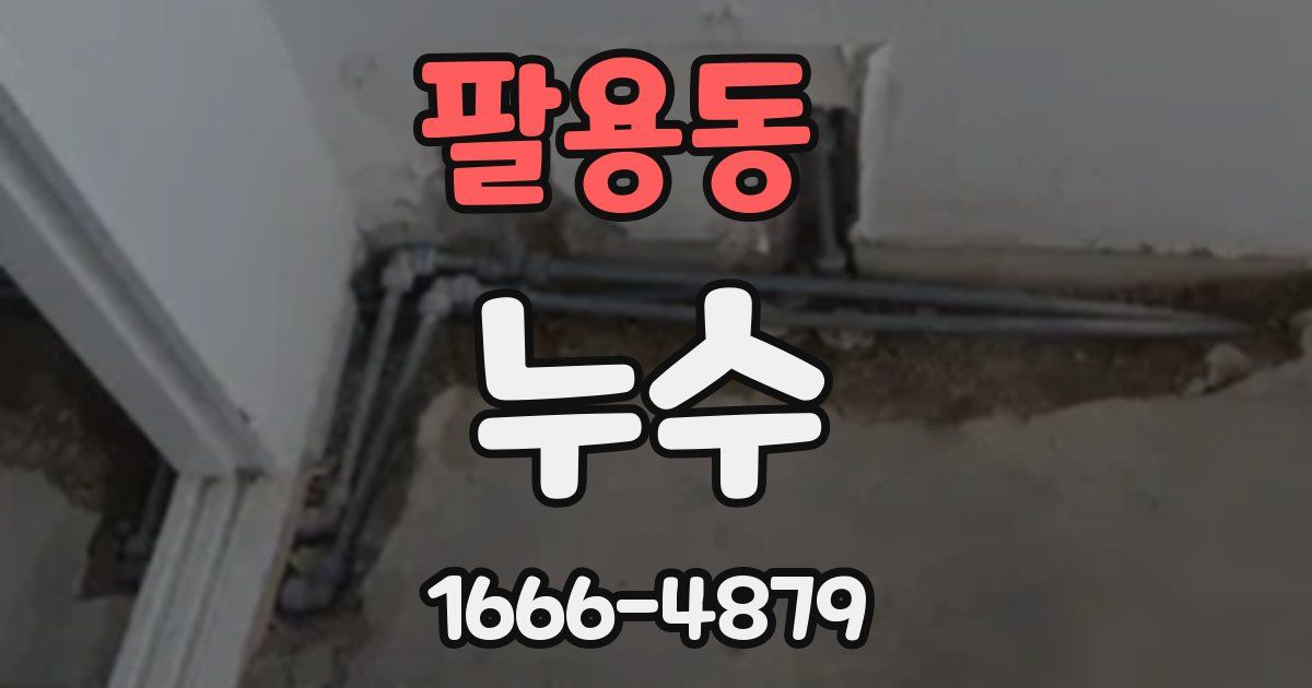 팔용동 누수