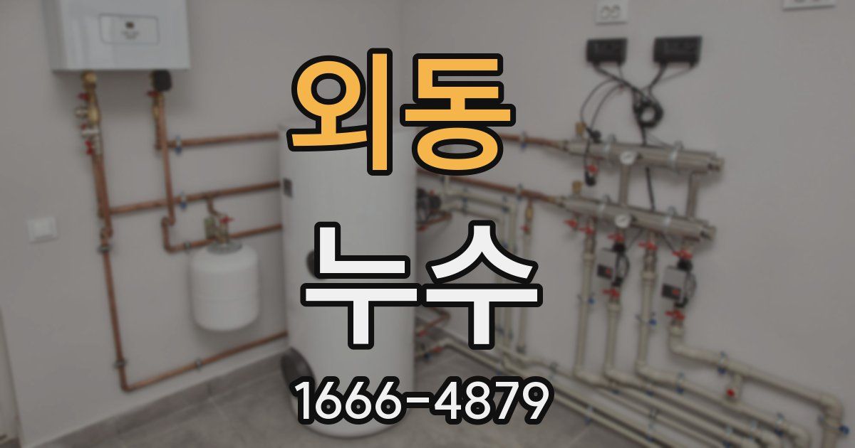 외동 누수
