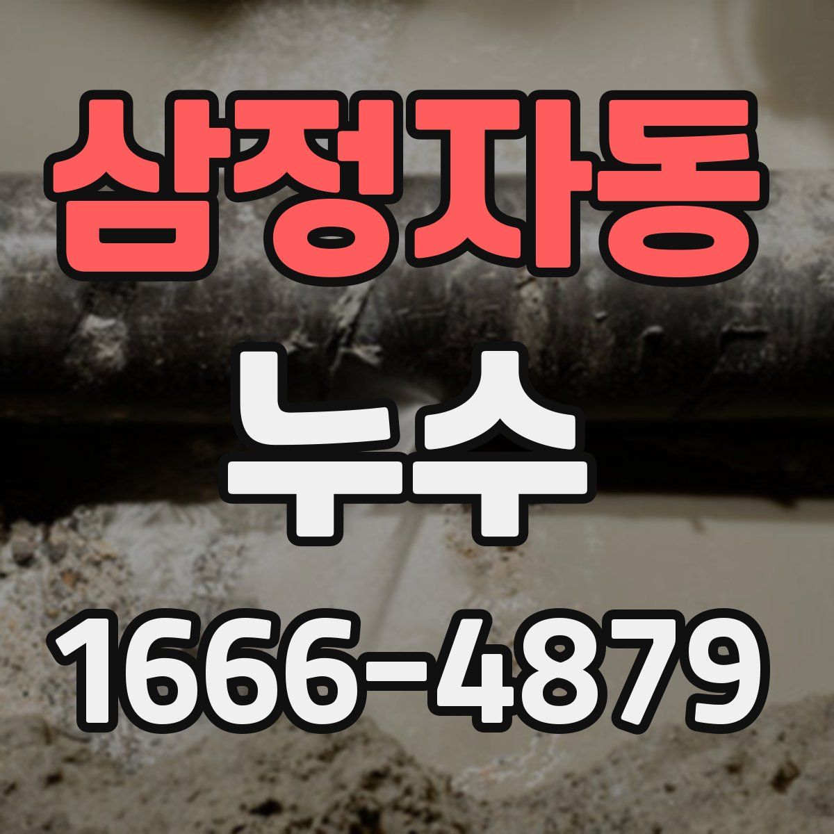 삼정자동 누수