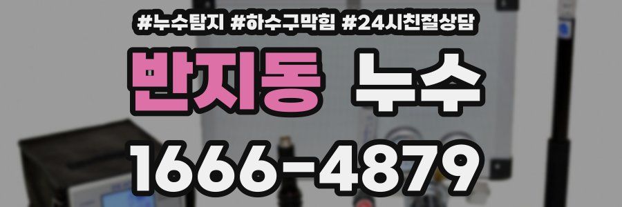 반지동 누수
