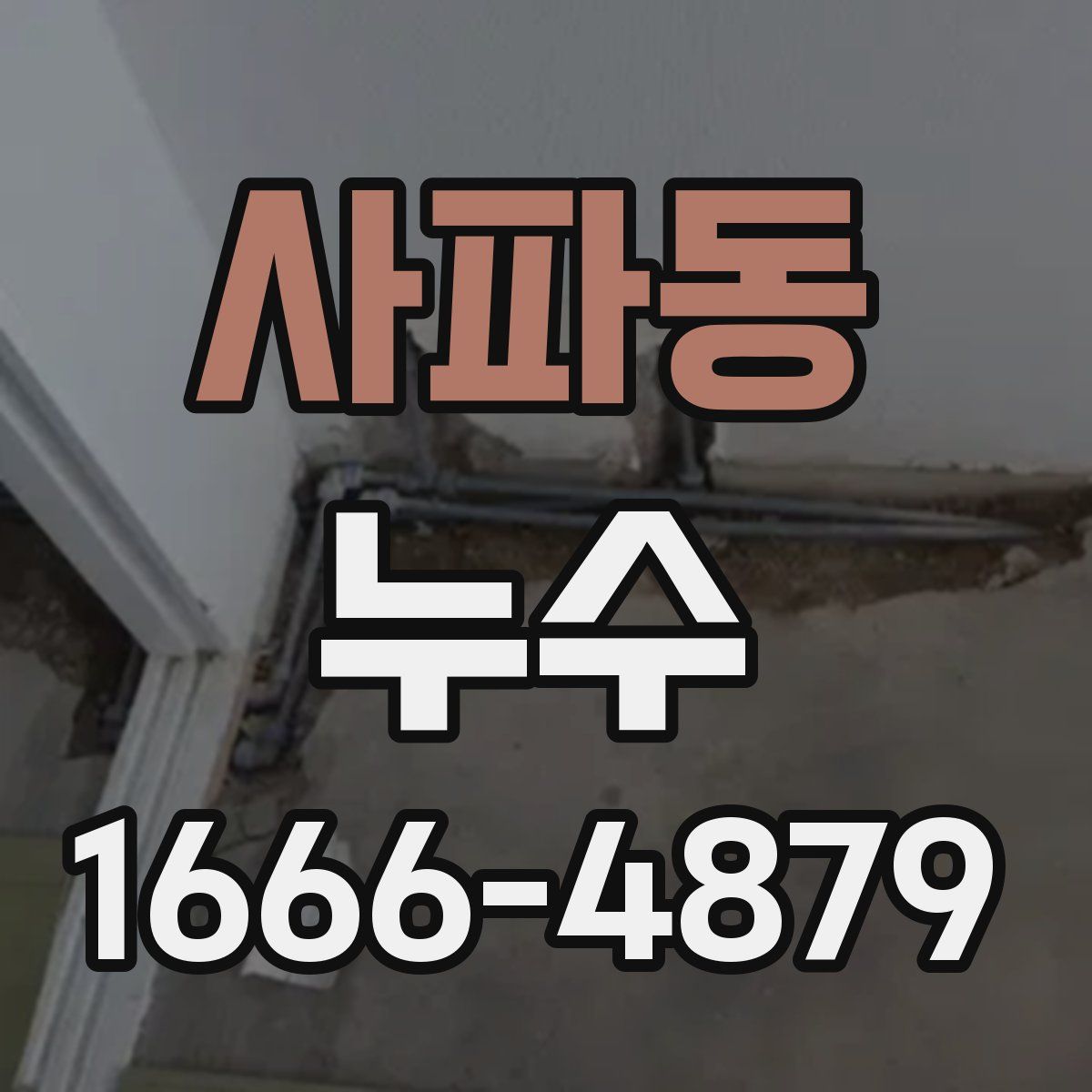 사파동 누수
