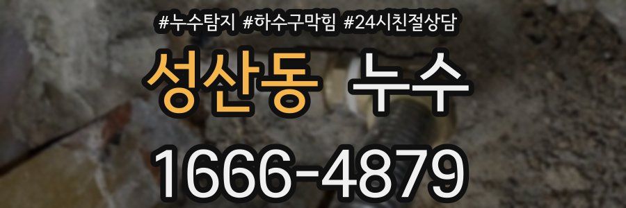 성산동 누수