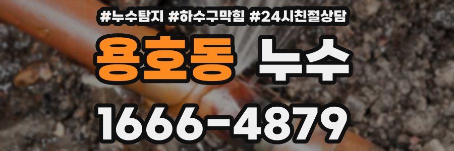 용호동 누수