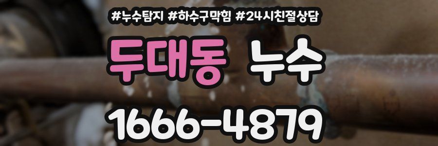 두대동 누수