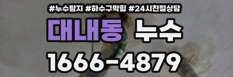 대내동 누수