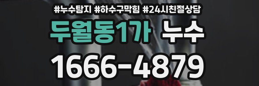 두월동1가 누수