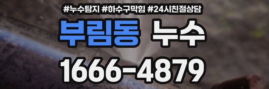 부림동 누수