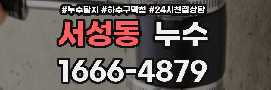 서성동 누수