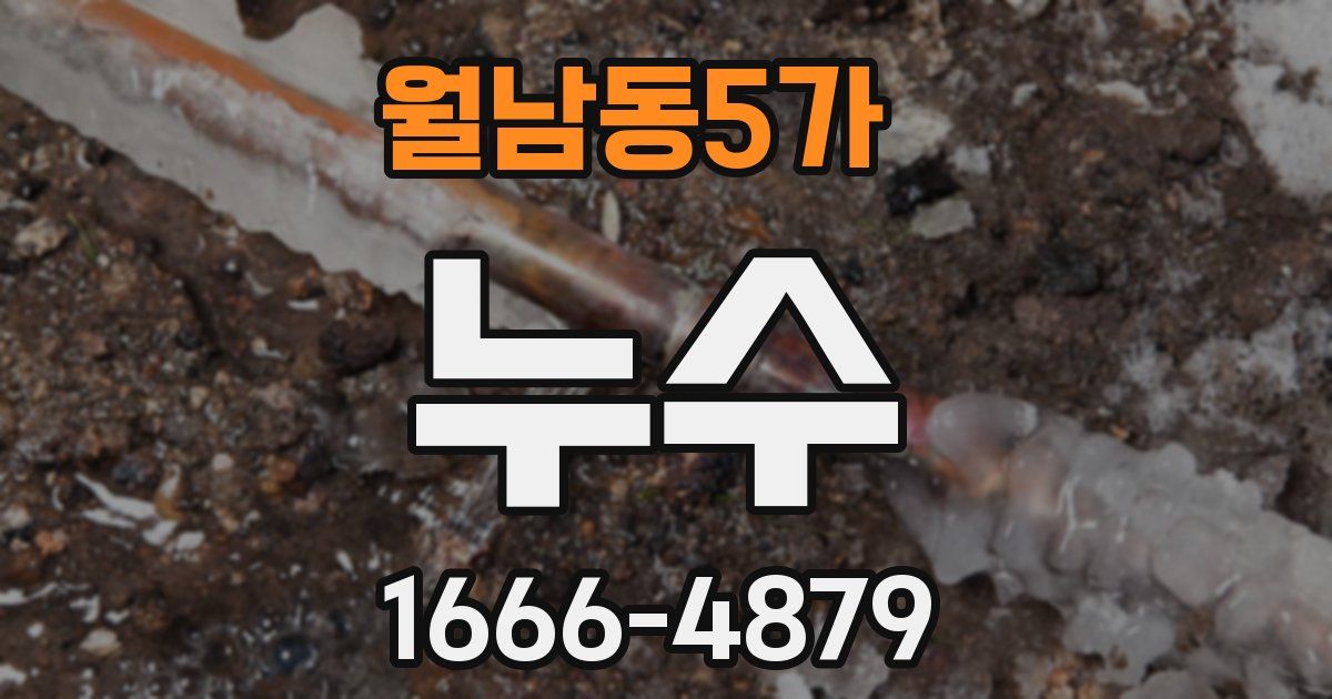 월남동5가 누수