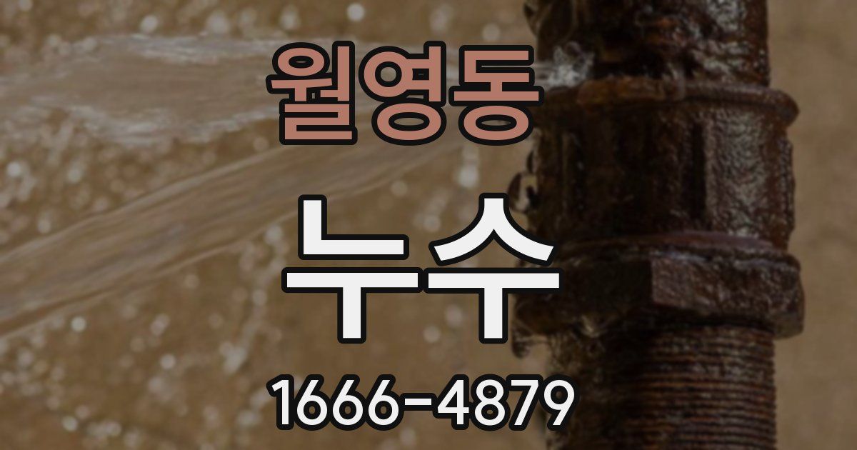 월영동 누수