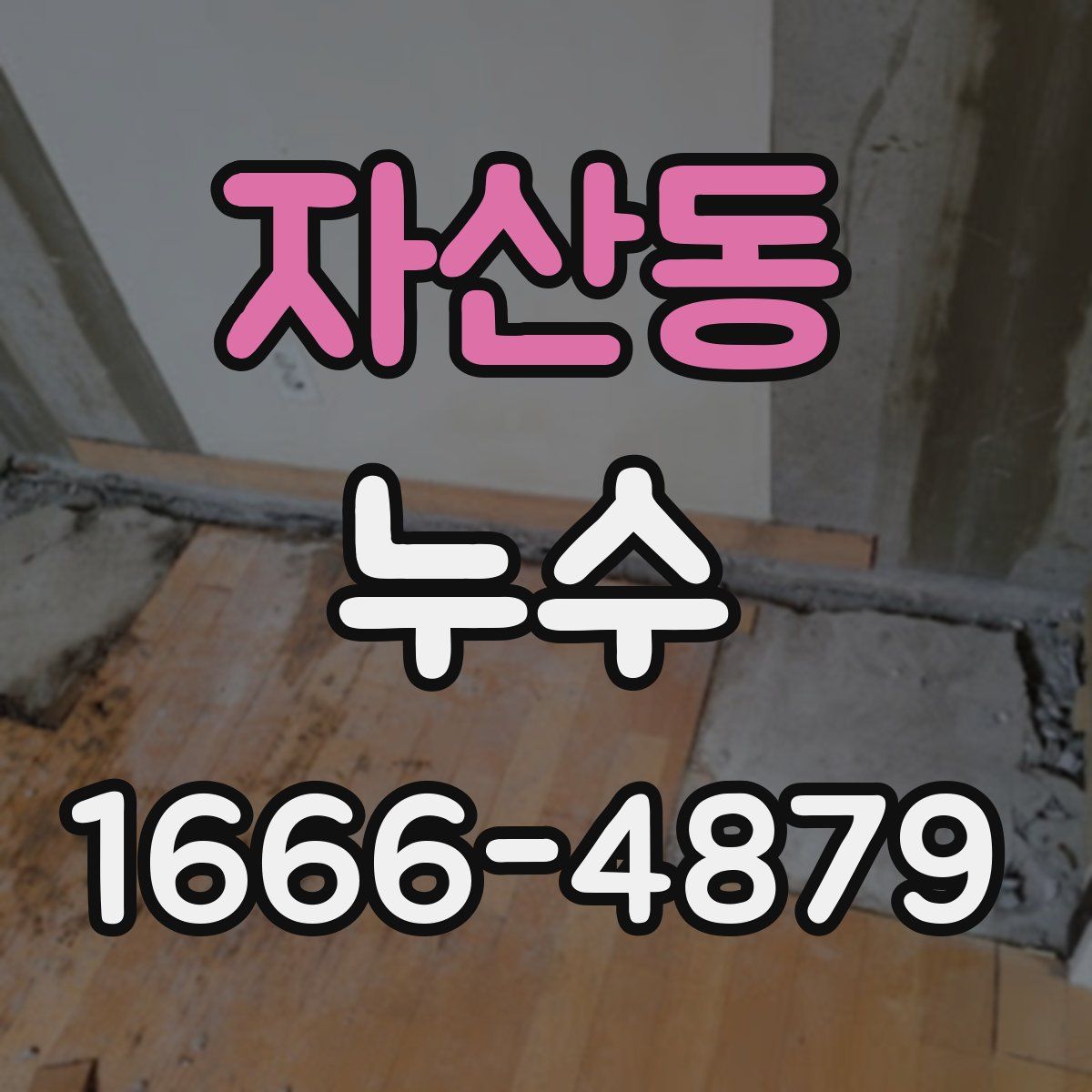 자산동 누수