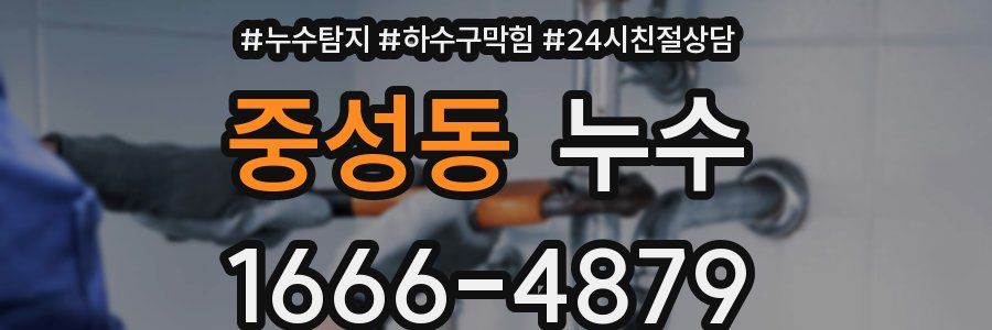 중성동 누수