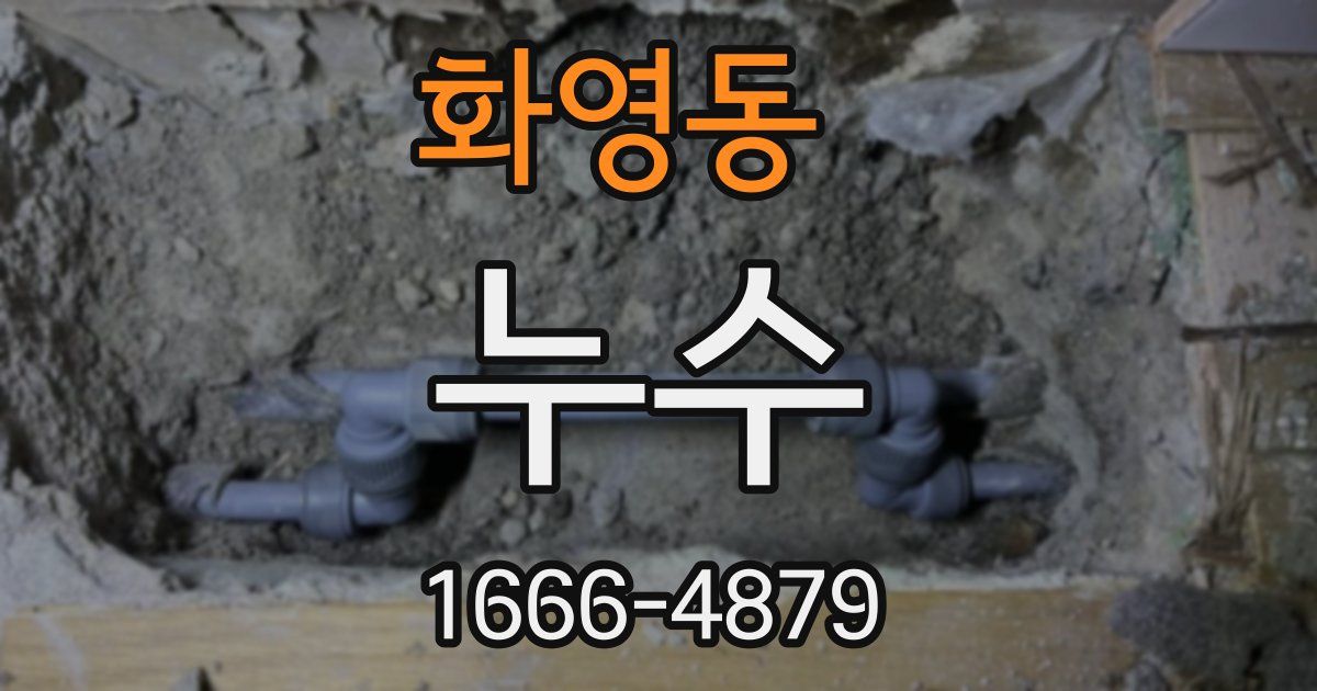 화영동 누수