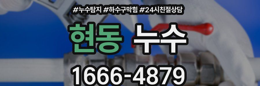 현동 누수