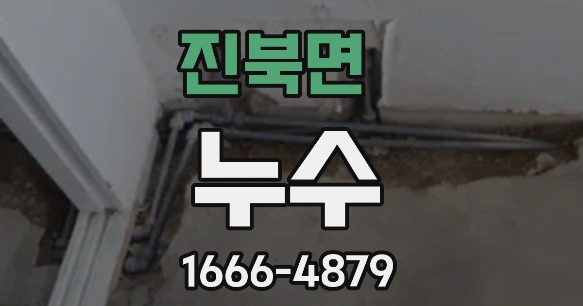 진북면 누수