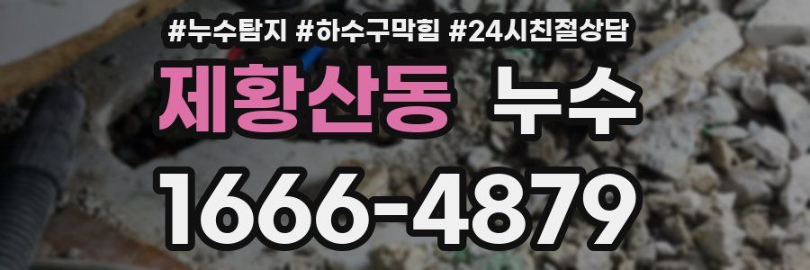 제황산동 누수