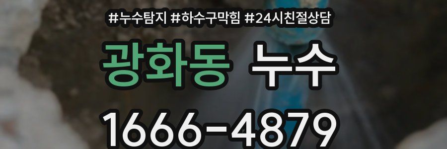 광화동 누수
