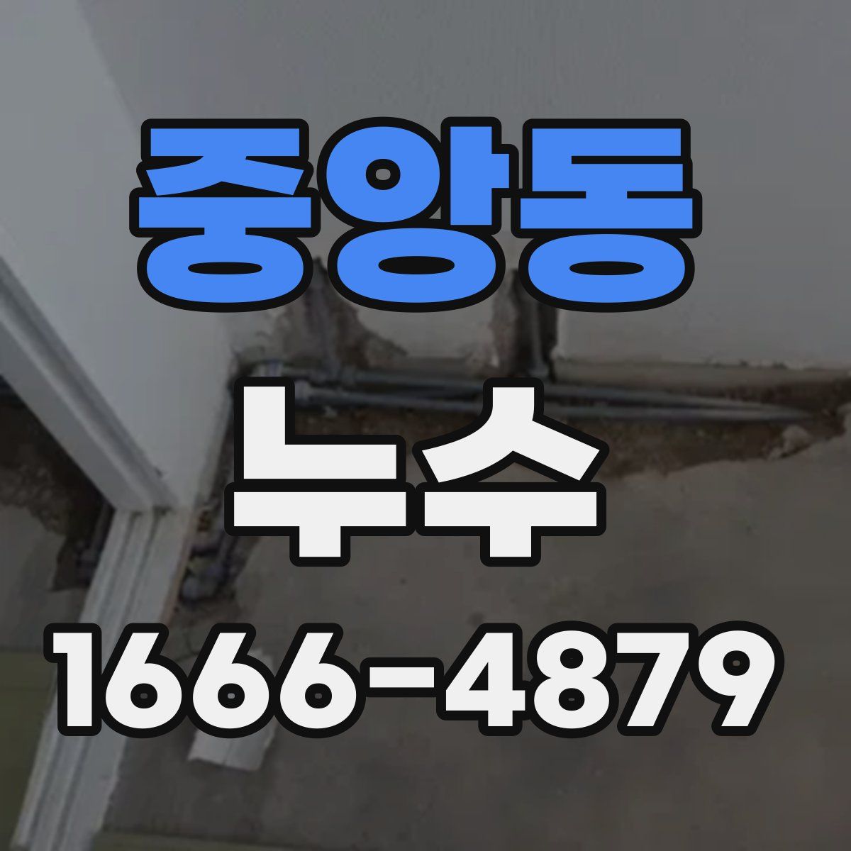 중앙동 누수