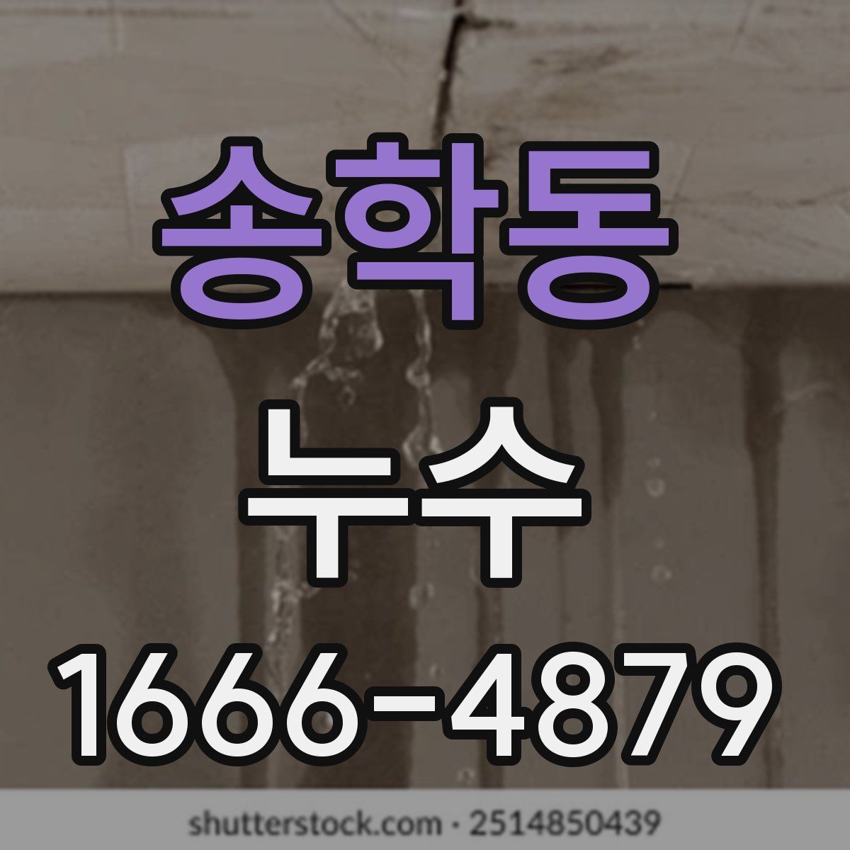 송학동 누수
