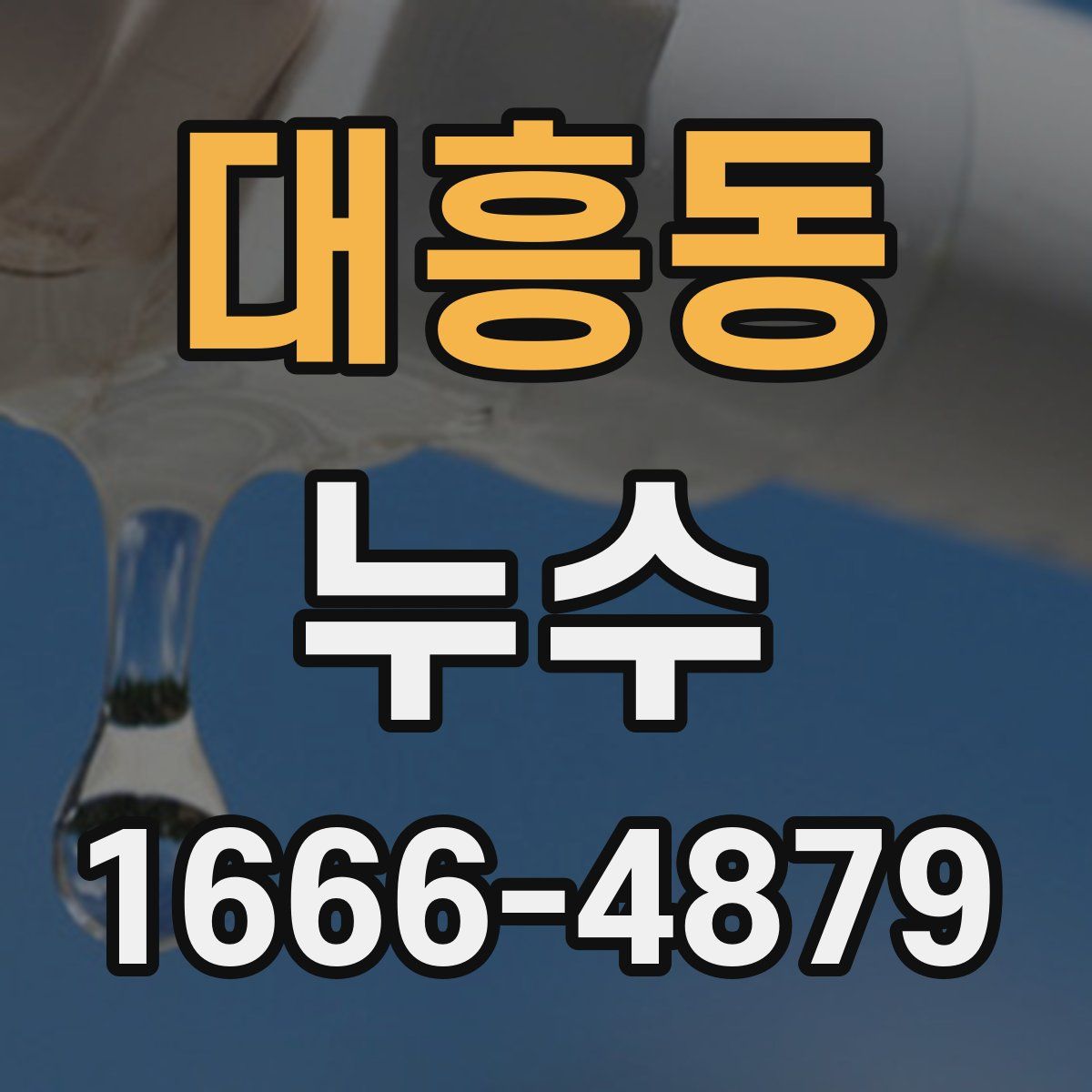 대흥동 누수