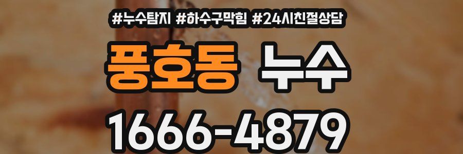 풍호동 누수