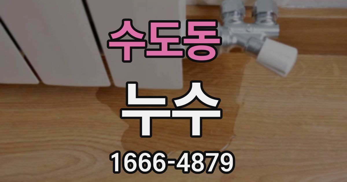 수도동 누수