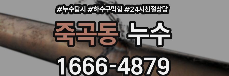 죽곡동 누수
