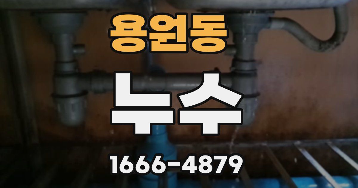 용원동 누수