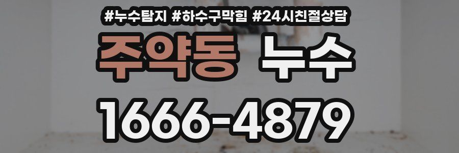 주약동 누수