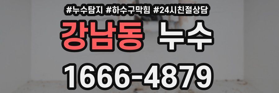 강남동 누수