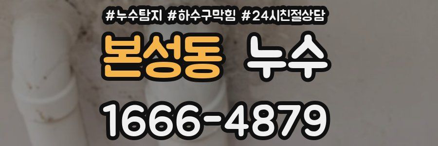 본성동 누수