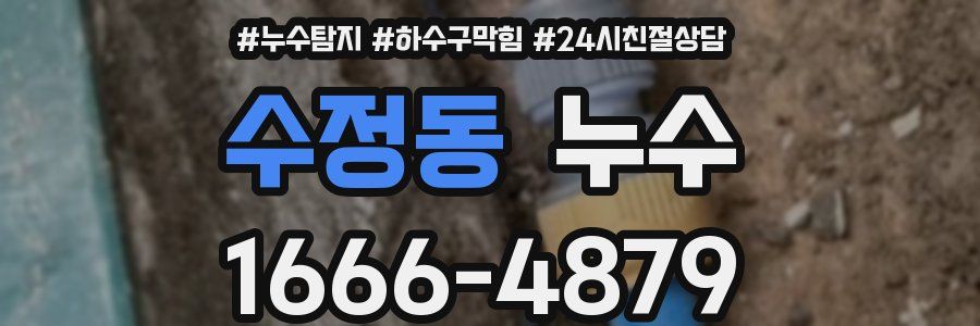 수정동 누수