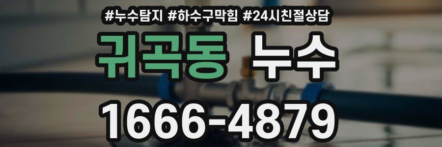 귀곡동 누수