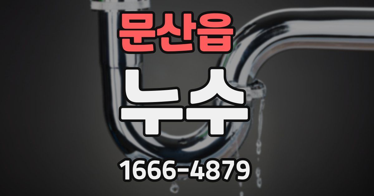 문산읍 누수