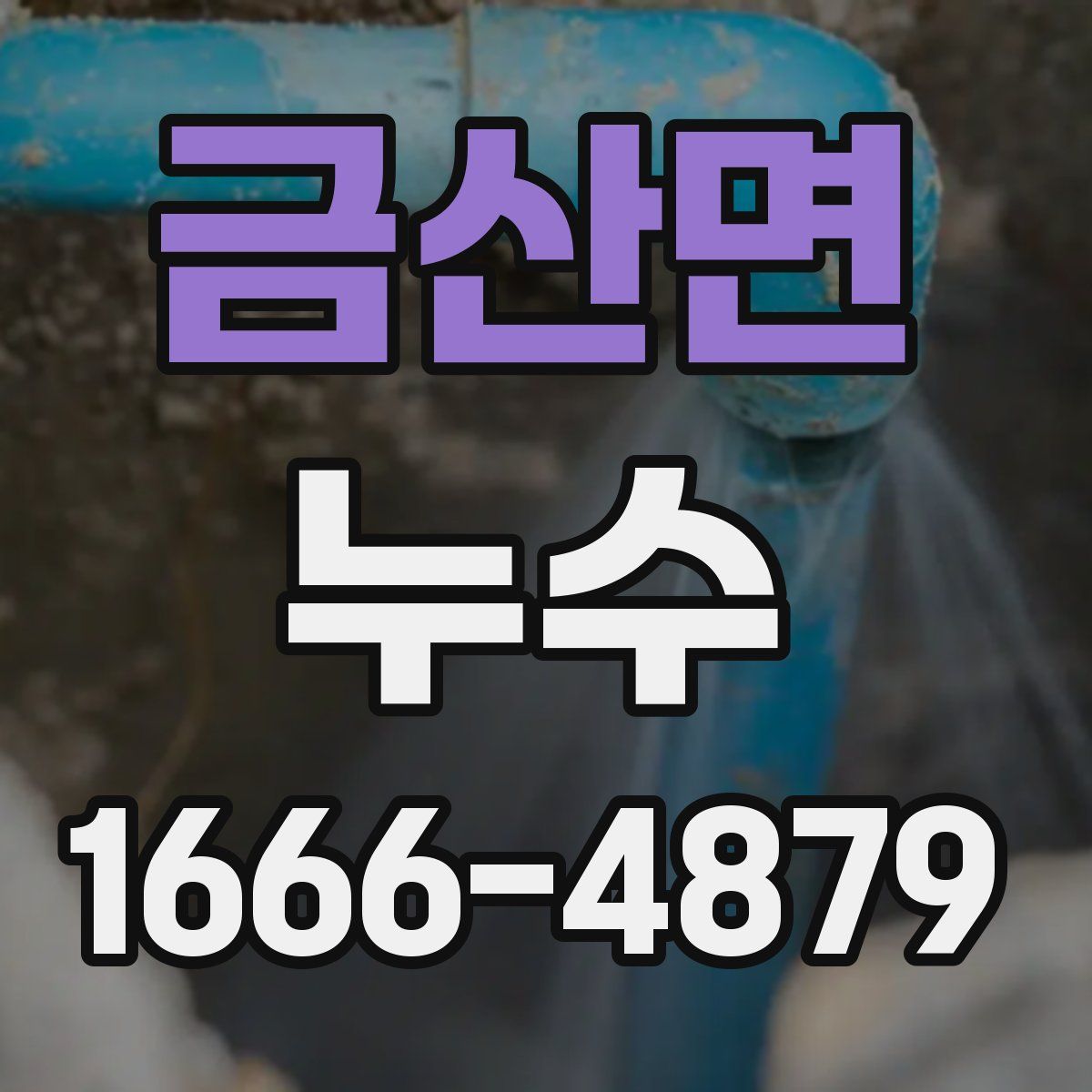금산면 누수