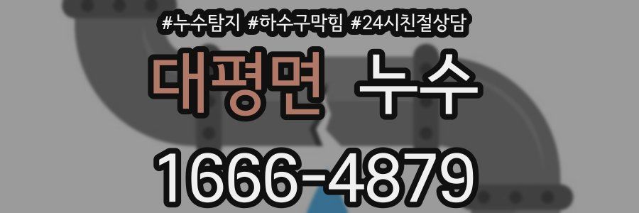 대평면 누수