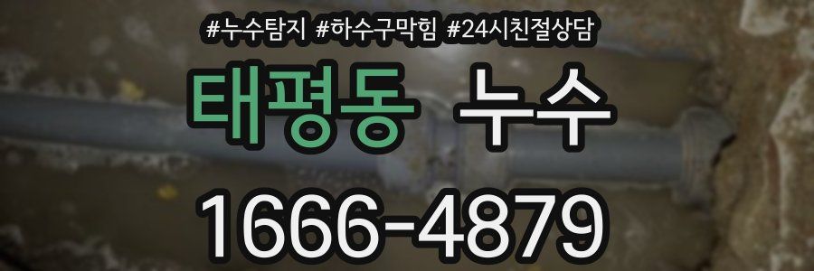 태평동 누수