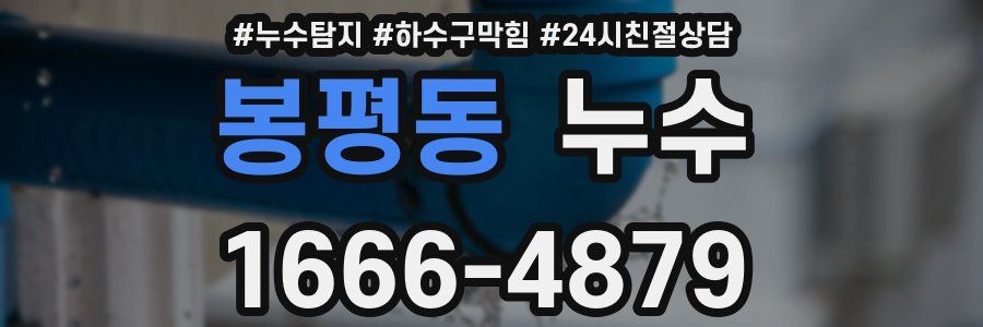 봉평동 누수