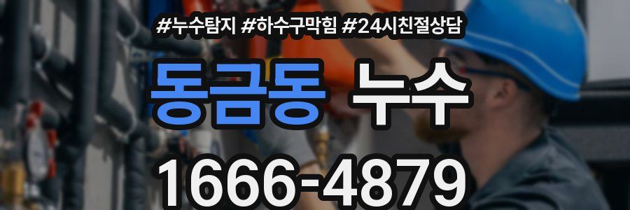 동금동 누수