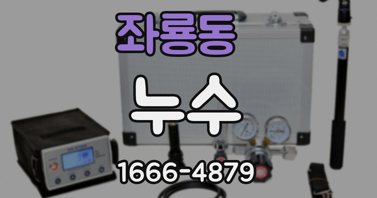 좌룡동 누수