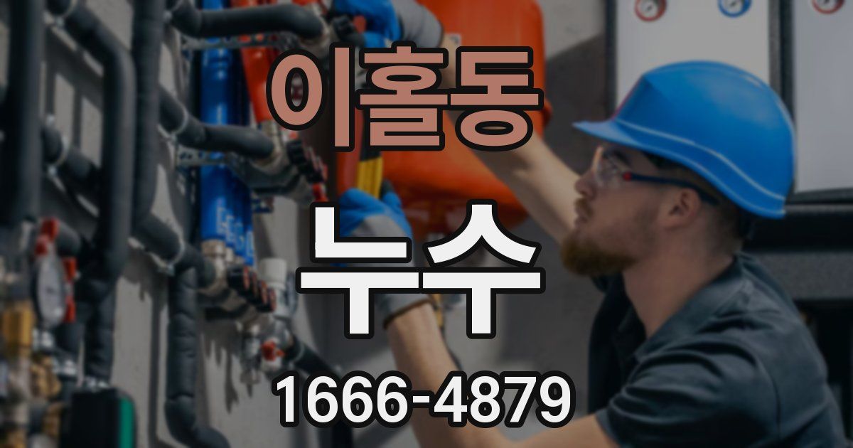 이홀동 누수